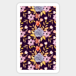 Watercolor Flower Pattern Sticker